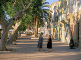 Via Cavour, Street Facing the Harbour, Carloforte, Southwest Area, Island of Sardinia, Italy Photographic Print by Duncan Maxwell