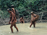 Yanomami Indians Fishing, Brazil, South America Photographic Print by Robin Hanbury-tenison