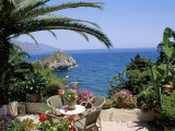 Mazzaro Beach, Taormina, Island of Sicily, Italy, Mediterranean Photographic Print by J Lightfoot