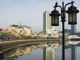 Early Morning, Boat Quay, Singapore, Southeast Asia Photographic Print by Amanda Hall