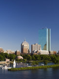 The John Hancock Tower and City Skyline Across the Charles River, Boston, Massachusetts, USA Photographic Print by Amanda Hall