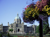 Parliament Building, Victoria, Vancouver Island, British Columbia, Canada Photographic Print by J Lightfoot