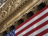 New York Stock Exchange, Wall Street, Manhattan, New York City, New York, USA Lámina fotográfica por Amanda Hall