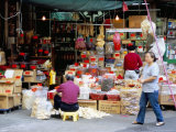 Dried Seafood Shop, Des Voeux Road West, Sheung Wan, Hong Kong Island, Hong Kong, China Photographic Print by Amanda Hall