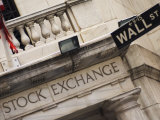 New York Stock Exchange, Wall Street, Manhattan, New York City, New York, USA Lámina fotográfica por Amanda Hall