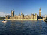 The Houses of Parliament, Unesco World Heritage Site, Across the River Thames, London, England Photographic Print by Roy Rainford