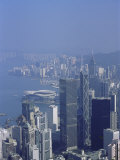 Skyline and Victoria Harbour, Hong Kong, China Photographic Print by Amanda Hall