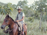 Kadiweu Indian Horseman, Brazil, South America Photographic Print by Robin Hanbury-tenison