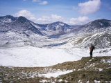 Winter Walking in the Carneddau Mountains, Snowdonia National Park, Wales, United Kingdom Photographic Print by Duncan Maxwell
