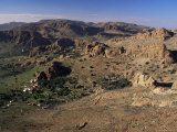 Hamlets and Terraces in the Anti-Atlas Mountains, Tafraoute Region, South West Area, Morocco Photographic Print by Duncan Maxwell