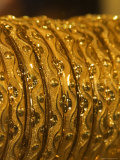 Close up of Gold Bangles on Display, the Gold Souk, Deira, Dubai, United Arab Emirates, Middle East Photographic Print by Amanda Hall