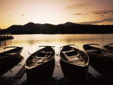 Sunset at Derwent Water, Keswick, Lake District, Cumbria, England, United Kingdom Photographic Print by Roy Rainford
