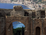 Teatro Greco, Founded in the 3rd Century Bc, Taormina, Sicily, Italy Photographic Print by Duncan Maxwell