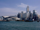 Hk Convention and Exhibition Center, Victoria Harbour, Hong Kong, China Photographic Print by Amanda Hall