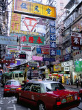 Busy Street, Causeway Bay, Hong Kong Island, Hong Kong, China Photographie par Amanda Hall