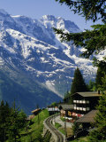Alpine Railway, Murren, Jungfrau Region, Bernese Oberland, Swiss Alps, Switzerland Photographic Print by Roy Rainford