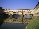The Ponte Vecchio Over the River Arno, Florence, Tuscany, Italy Photographic Print by Roy Rainford