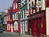 Pubs in Dingle, County Kerry, Munster, Eire (Republic of Ireland) Photographic Print by Roy Rainford