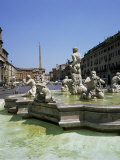 Fountains, Piazza Navona, Rome, Lazio, Italy Photographic Print by Roy Rainford