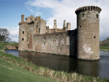 Caerlaverock Castle, Dating from the 13th Century, Dumfriesshire, Scotland, United Kingdom Photographic Print by Jennifer Fry