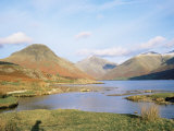 Wastwater with Wasdale Head and Great Gable, Lake District National Park, Cumbria, England Photographic Print by Roy Rainford
