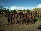 Xingu Dance, Brazil, South America Photographic Print by Claire Leimbach
