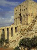 Moat, Tower and Main Entrance Gate, the Citadel, Aleppo, Unesco World Heritage Site, Syria Photographic Print by Eitan Simanor