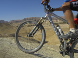 Front Wheel and Frame of Mountain Bicycle in the Mount Sodom International Mountain Bike Race Lámina fotográfica por Eitan Simanor