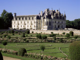 Chateau of Chenonceau and Garden, Touraine, Loire Valley, Centre, France Photographic Print by Roy Rainford