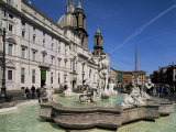 Piazza Navona, Rome, Lazio, Italy Photographic Print by John Miller