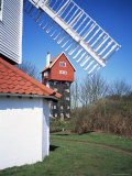 House in the Clouds, with Mill Sail, Thorpeness, Suffolk, England, United Kingdom Photographic Print by David Hunter