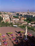 General View from the Piazza Michelangelo, Florence, Tuscany, Italy Photographic Print by Bruno Morandi