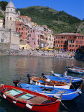 Vernazza, Cinque Terre, Unesco World Heritage Site, Italian Riviera, Liguria, Italy Photographic Print by Bruno Morandi