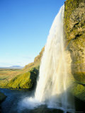Seljalandsfoss Waterfall, Southern Area, Iceland, Polar Regions Photographic Print by Simon Harris
