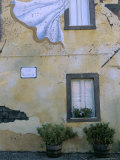 Murals in the Village of Tinura, Bosa Region, Island of Sardinia, Italy, Mediterranean Photographic Print by Bruno Morandi