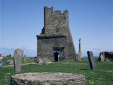 Aberystwyth Castle, Cardiganshire, Dyfed, Wales, United Kingdom Photographic Print by David Hunter