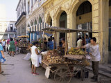 Street Market, Old Havana, Havana, Cuba, West Indies, Central America Photographic Print by Mark Mawson