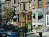 Newbury Street, Boston's Premier Shopping Street, Back Bay, Boston, Massachusetts, USA Photographic Print by Fraser Hall