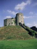 Norman Keep, Cardiff Castle, Cardiff, Glamorgan, Wales, United Kingdom Photographic Print by David Hunter