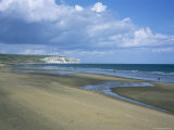 Beach View to Culver Cliff, Sandown, Isle of Wight, England, United Kingdom Impressão fotográfica por David Hunter Beach View to Culver Cliff, Sandown, Isle of Wight, England, United Kingdom Impressão fotográfica por David Hunter