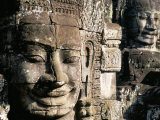 Bayon Temple, Angkor, Unesco World Heritage Site, Siem Reap, Cambodia, Indochina Photographic Print by Bruno Morandi