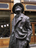 Statue of James Joyce, O'Connell Street, Dublin, Eire (Republic of Ireland) Photographic Print by Michael Short