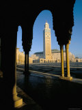 Hassan II Mosque, Casablanca, Morocco, North Africa, Africa Photographic Print by Bruno Morandi