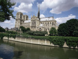 Notre Dame De Paris, Ile De La Cite, Paris, France Photographic Print by John Ross
