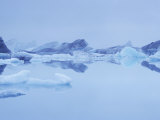 Jokulslarlon Glacial Lagoon, Vatnajokull Icecap, South Area, Iceland, Polar Regions Photographic Print by Simon Harris