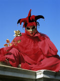 Carnival Costume, Venice, Veneto, Italy Photographic Print by Simon Harris