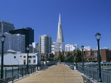 The Embarcadero Center and the Transamerica Pyramid, San Francisco, California, North America Photographic Print by Fraser Hall