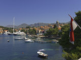 Luxury Yachts Moored at Cavtat, Dalmatia, Croatia Photographic Print by Graham Lawrence
