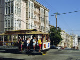 Cable Car on Nob Hill, San Francisco, California, USA Photographic Print by Fraser Hall