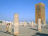 Hassan Tower, Rabat, Morocco, North Africa, Africa Photographic Print by Bruno Morandi